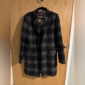 Scotch & Soda Plaid Coat